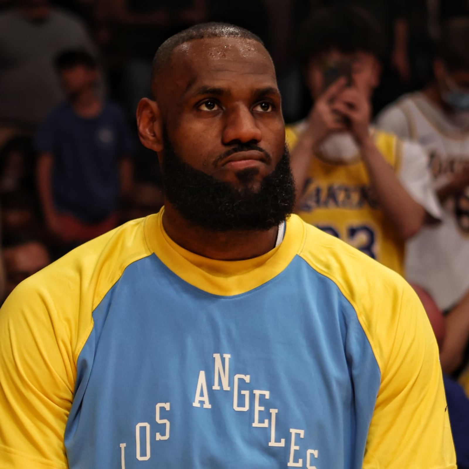 Slippery floors turn LeBron James' anticipated visit into a