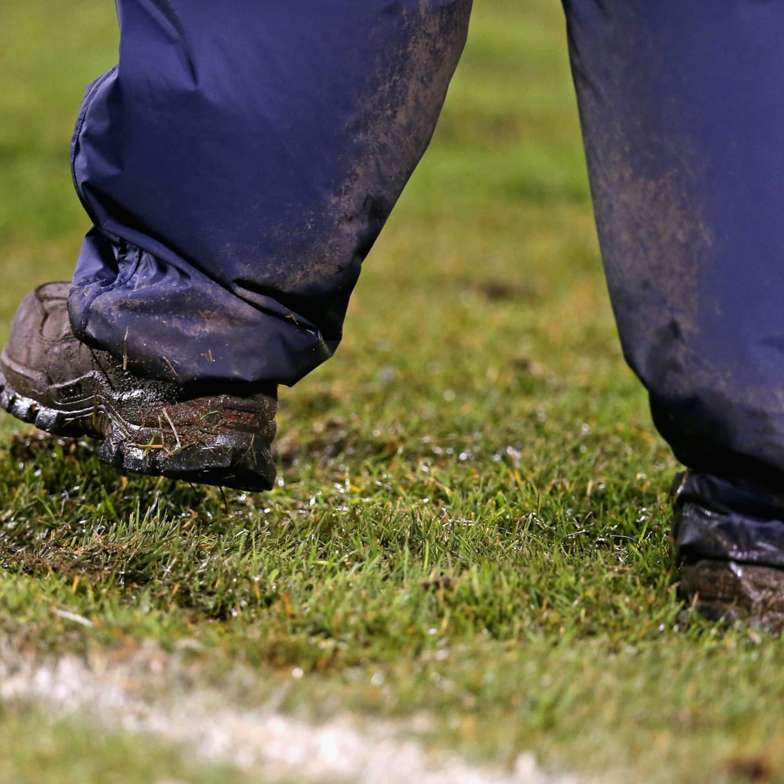 OH MY: Soldier Field is Filled With Water Ahead of Kick Off Against the  49ers - Bleacher Nation