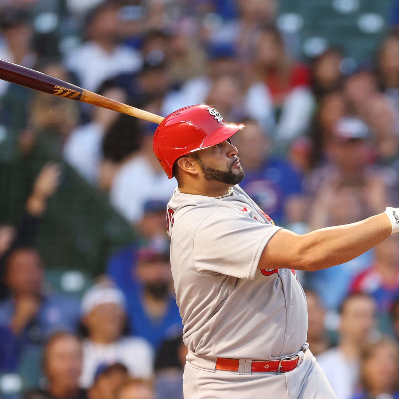 Albert Pujols Hits Career HR No. 698; 2 Shy of Joining Bonds, Aaron