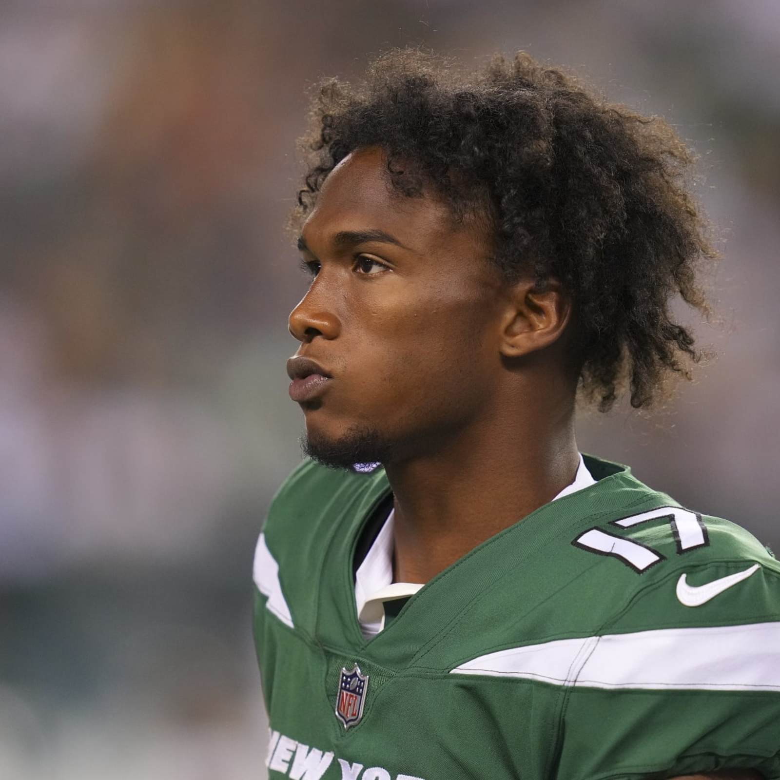 Jets wide receiver Garrett Wilson tweaks ankle at practice