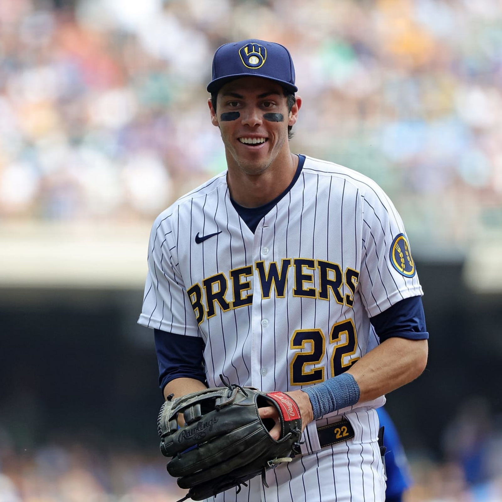 Christian Yelich Jokes Brewers Won for Fan Who Was Subject of