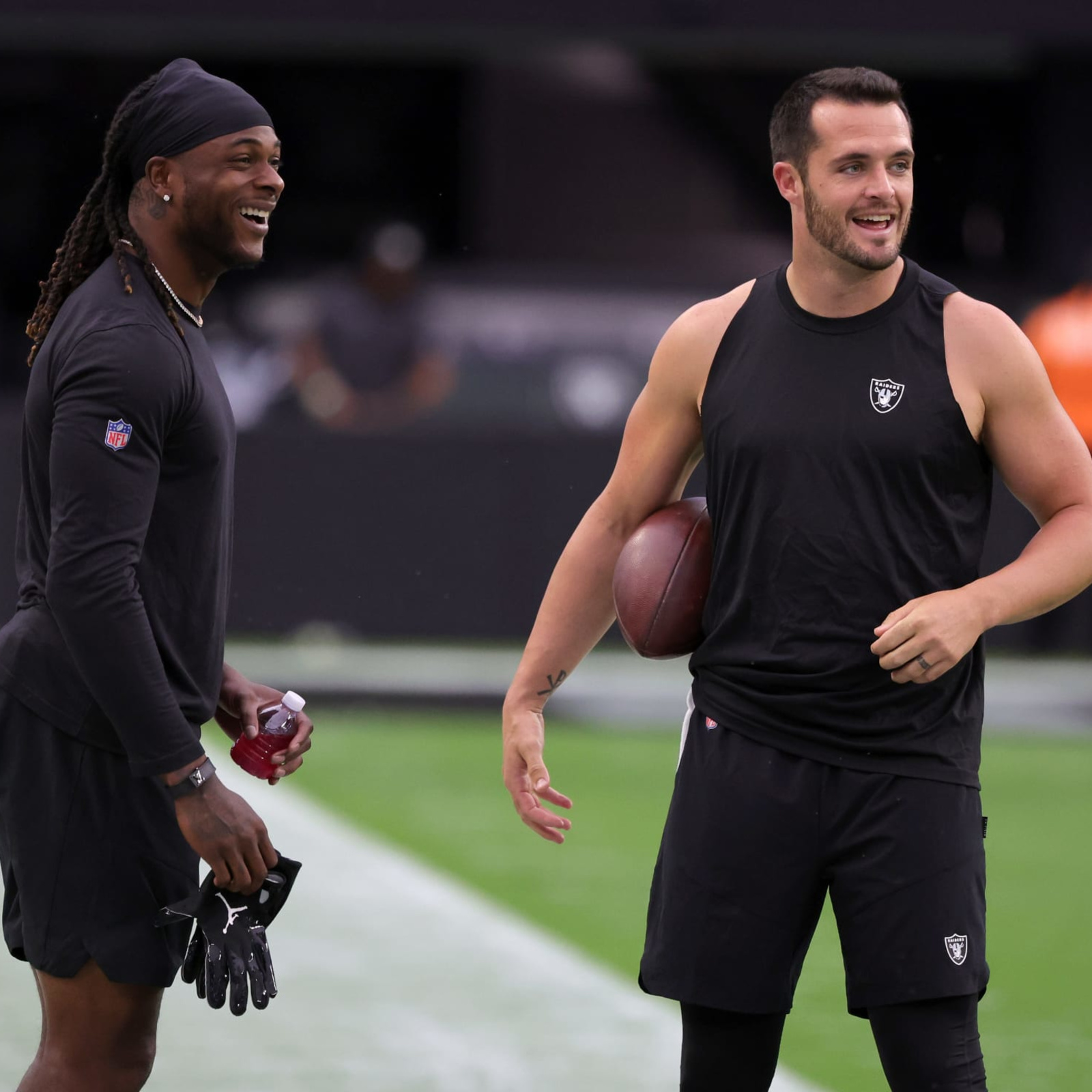 PFF on X: Has Derek Carr's recruitment of Davante Adams worked