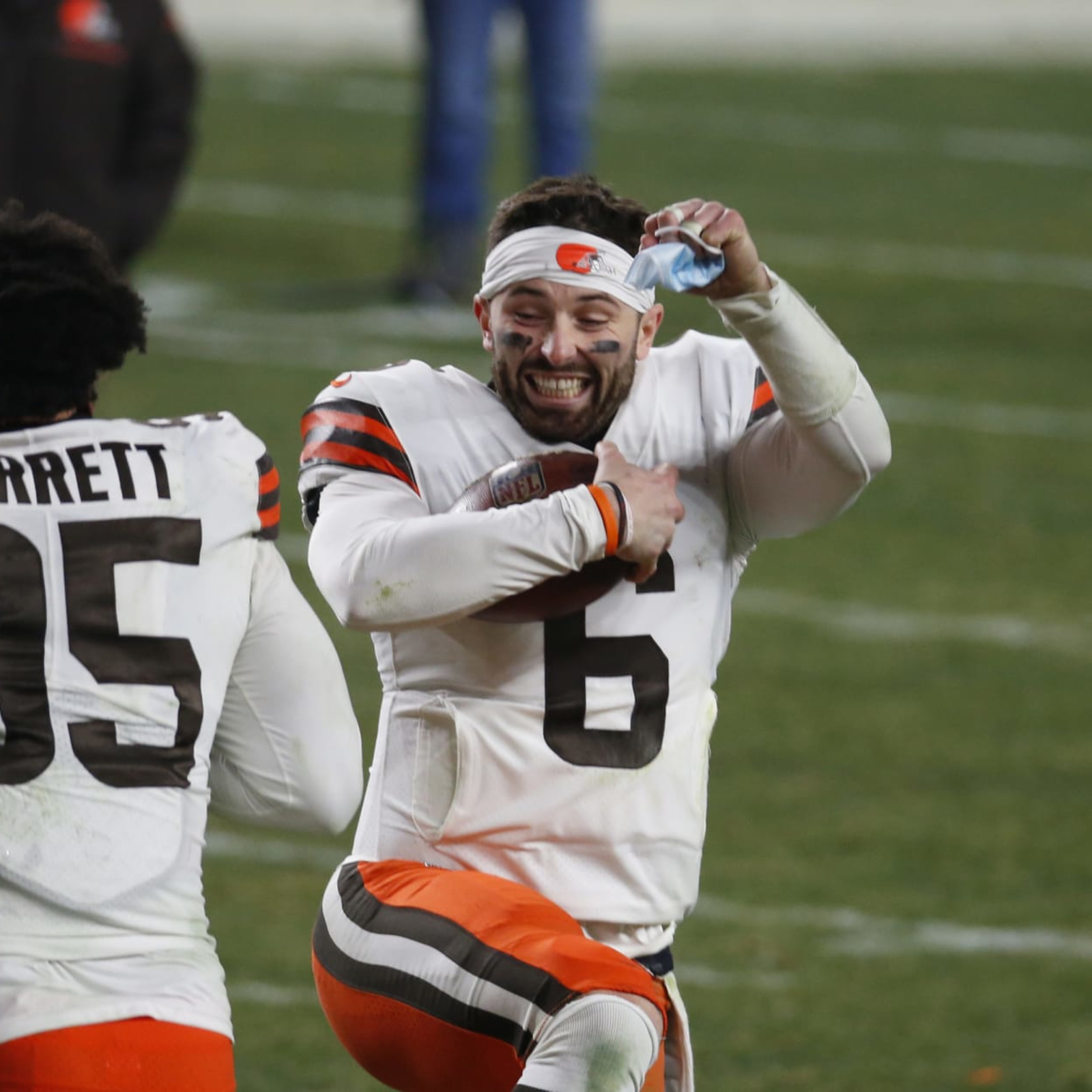 Myles Garrett, Baker Mayfield and other Browns players loved their new  uniform jerseys delivered Wednesday, with Garrett tweeting #backtotheroots  