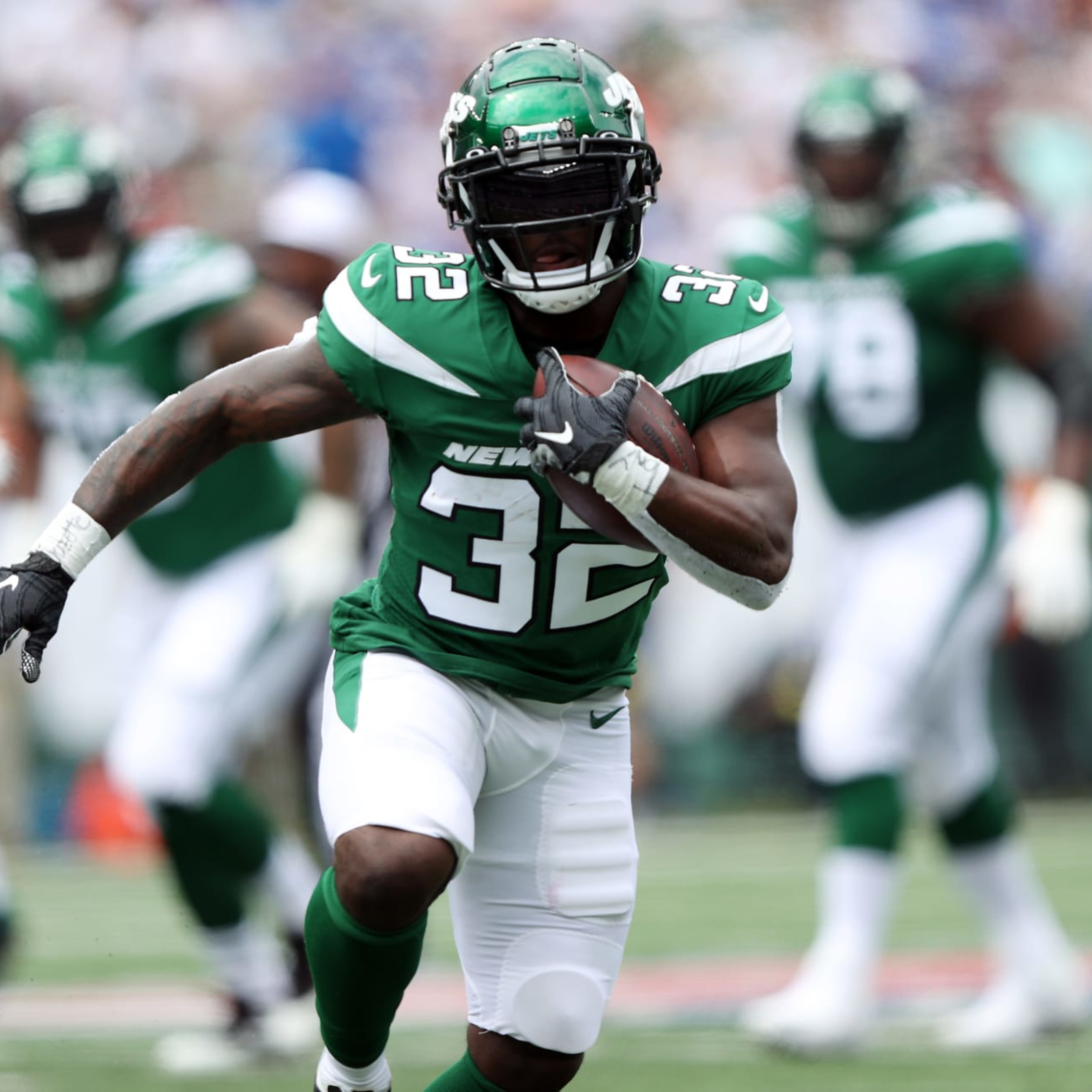 New York Jets RB Michael Carter has earned more playing time