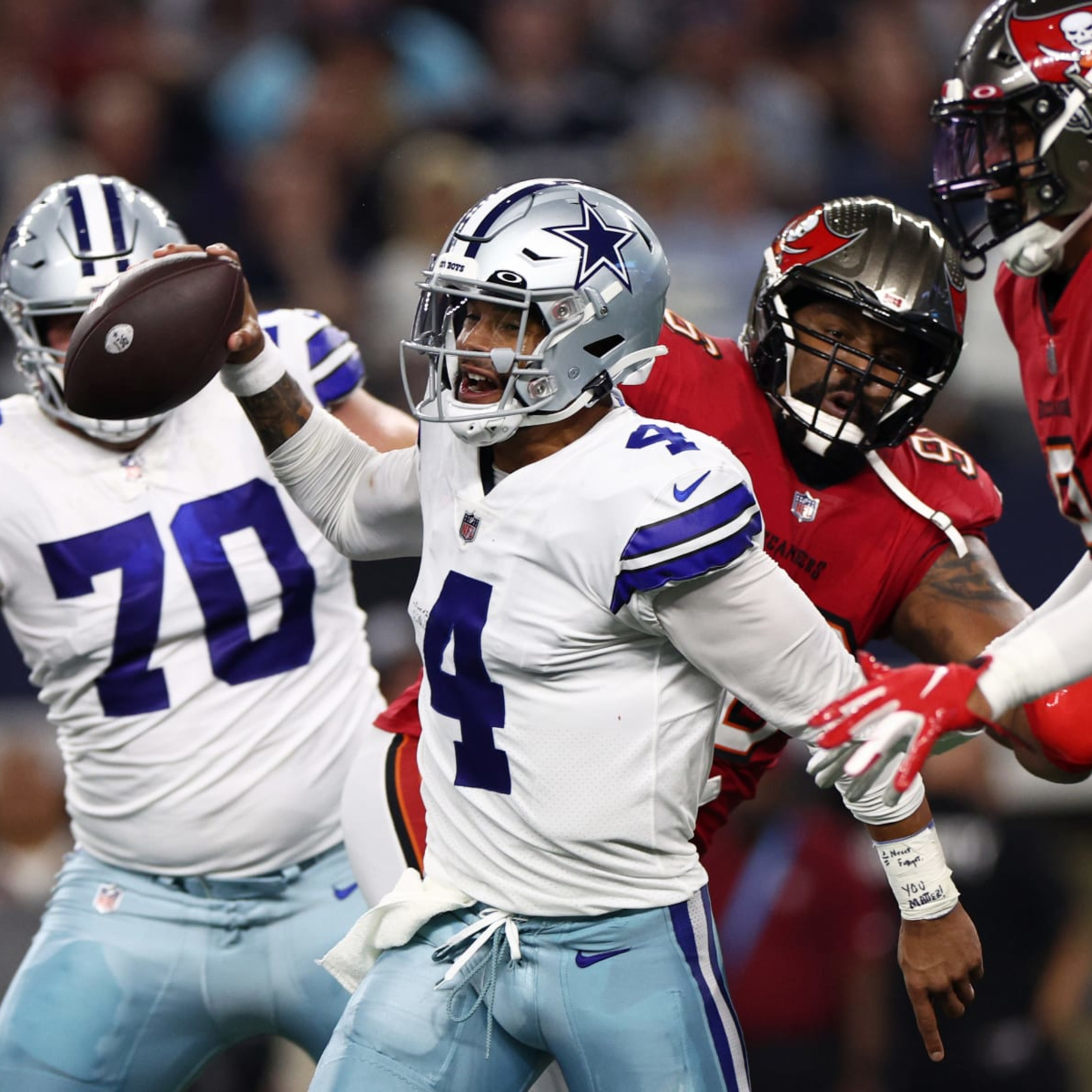 Cowboys game ball: Dak Prescott crafts a masterpiece in playoff win vs. Bucs  - Blogging The Boys