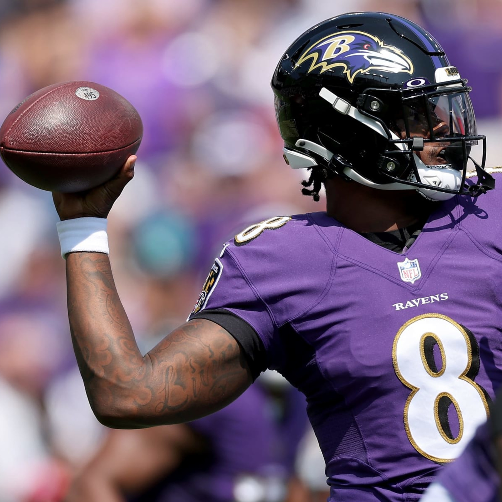 Lamar Jackson Scores, Defense Floors, Baltimore Ravens Lead