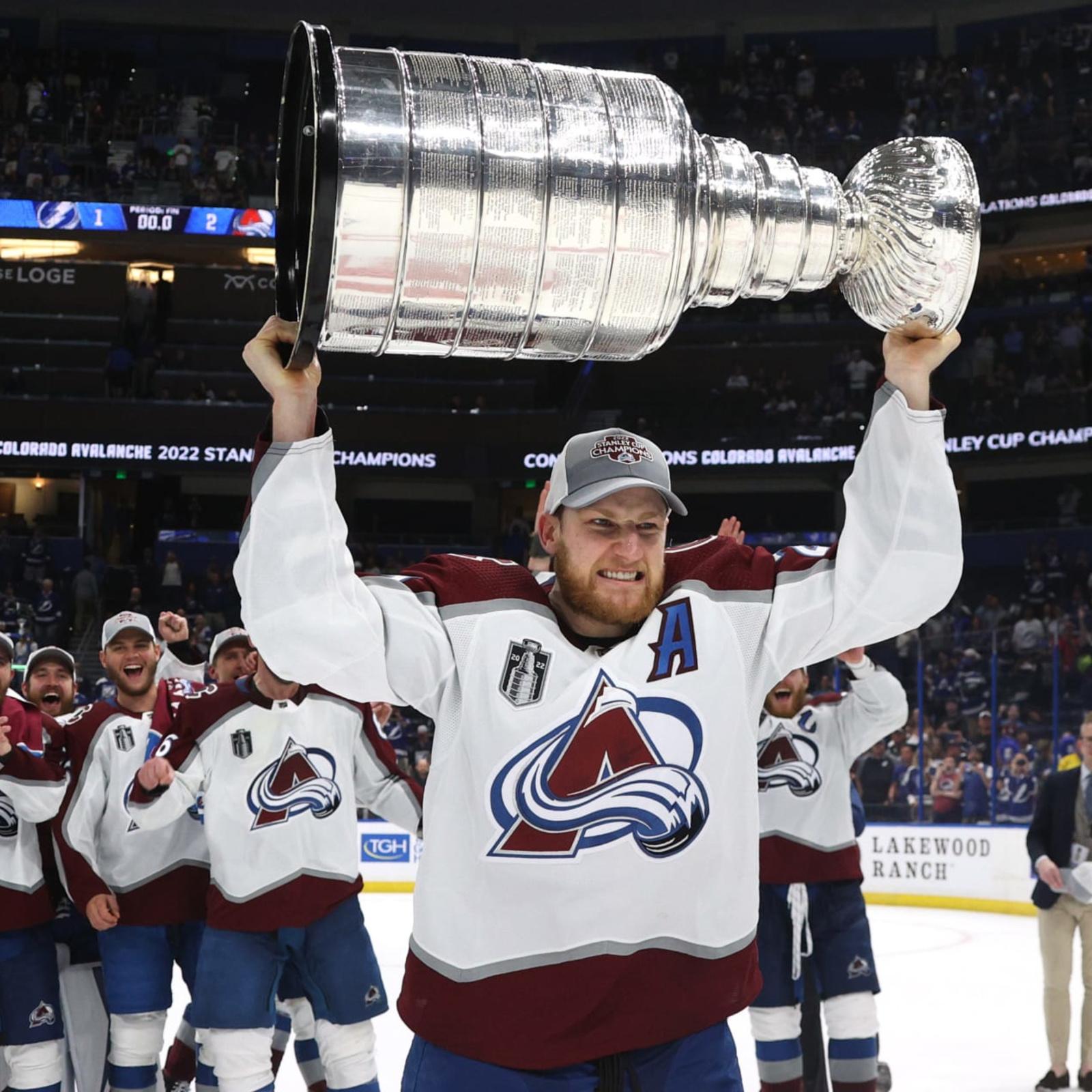 Nathan MacKinnon Colorado Avalanche Autographed 2022 Stanley Cup