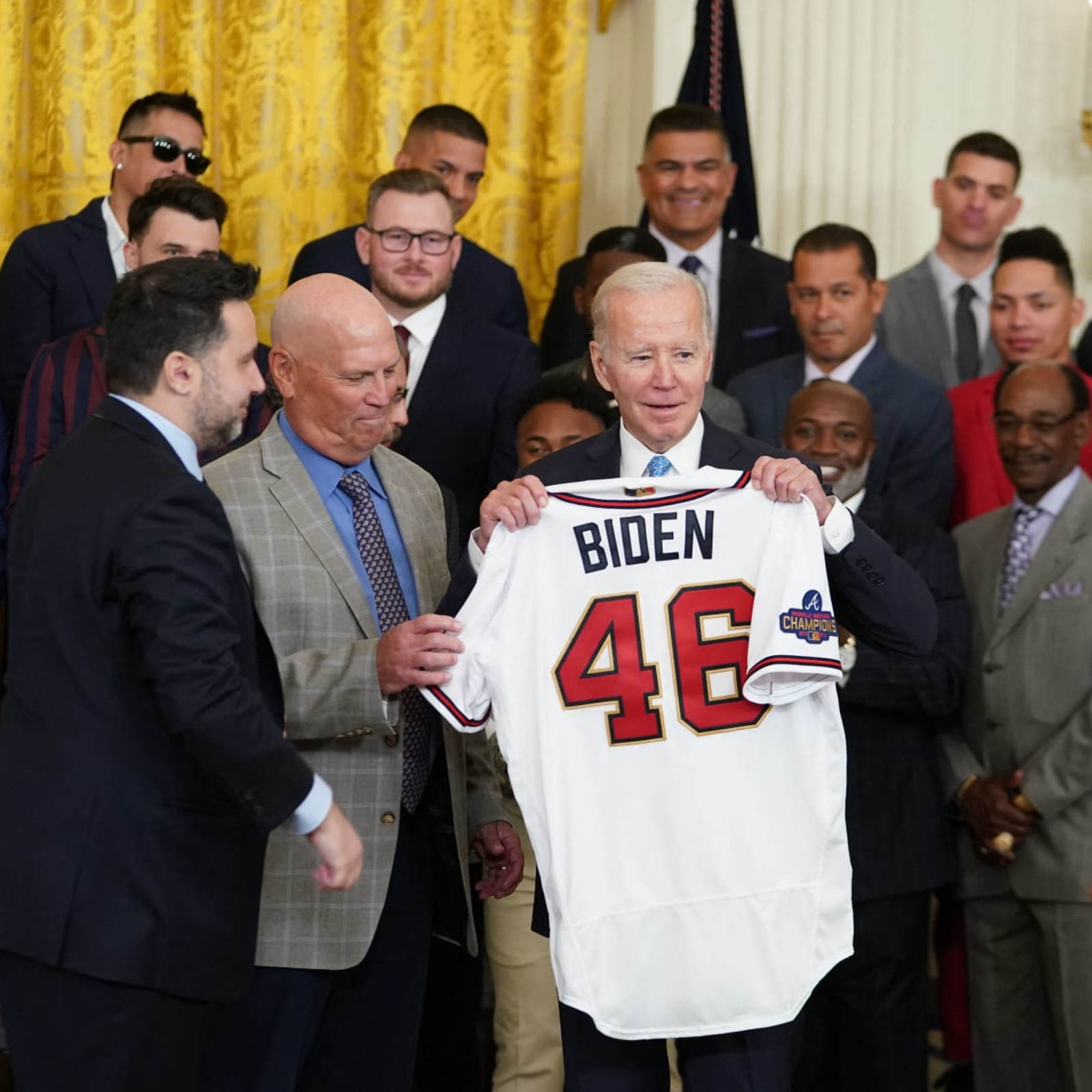 Biden hosts World Series-winning Astros at White House