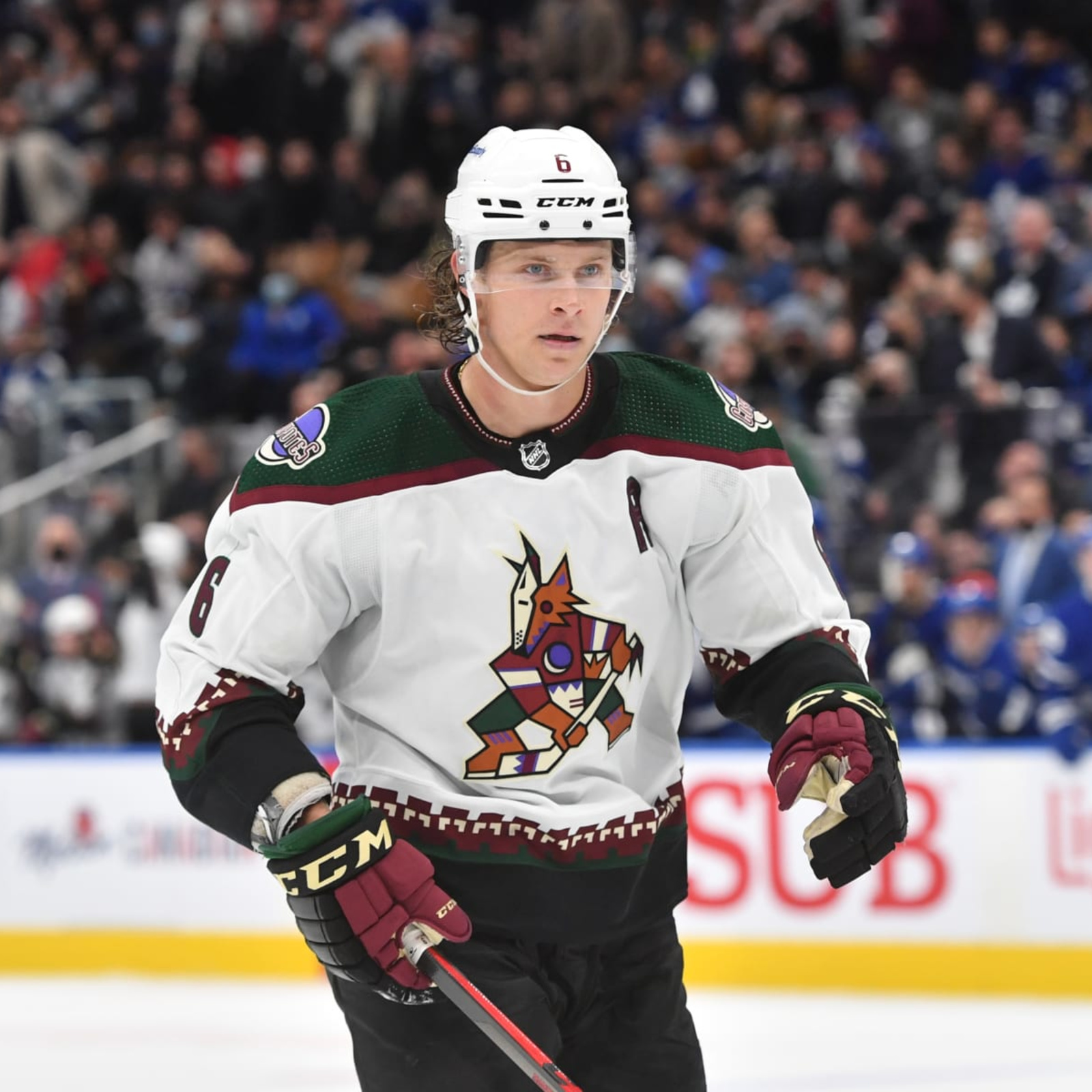 Coyotes' Chychrun motivated to quicken his NHL path