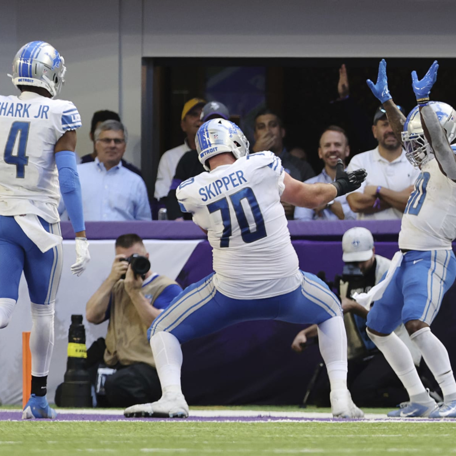 Lions' Jamaal Williams' impassioned huddle breakdown illustrates