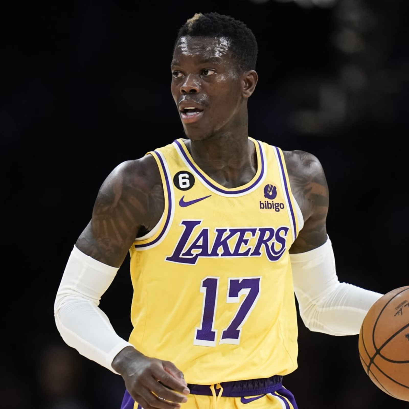 Lakers Lead on X: DENNIS SCHRODER TONIGHT 😤 21 points 😤 6 assists 😤 2  steals STEPPED UP HUGE IN THE 4TH WITH NO D-LO #LAKESHOW   / X