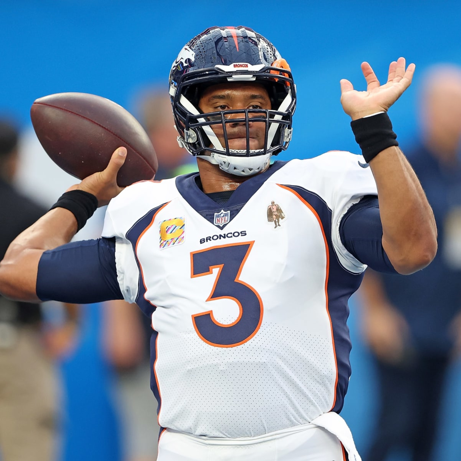 Russell Wilson Credits Denver Broncos Offensive Line After