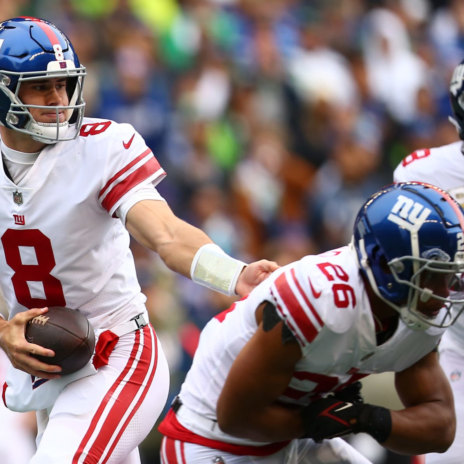 Daniel Jones, Giants Offensive Line Catch Heat from Fans in Blowout Loss to  Seahawks, News, Scores, Highlights, Stats, and Rumors