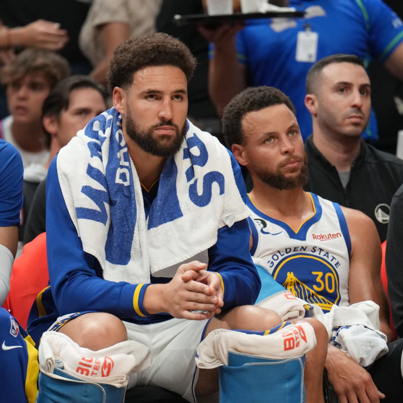 WarriorsMuse on X: The lineup of Stephen Curry, Klay Thompson