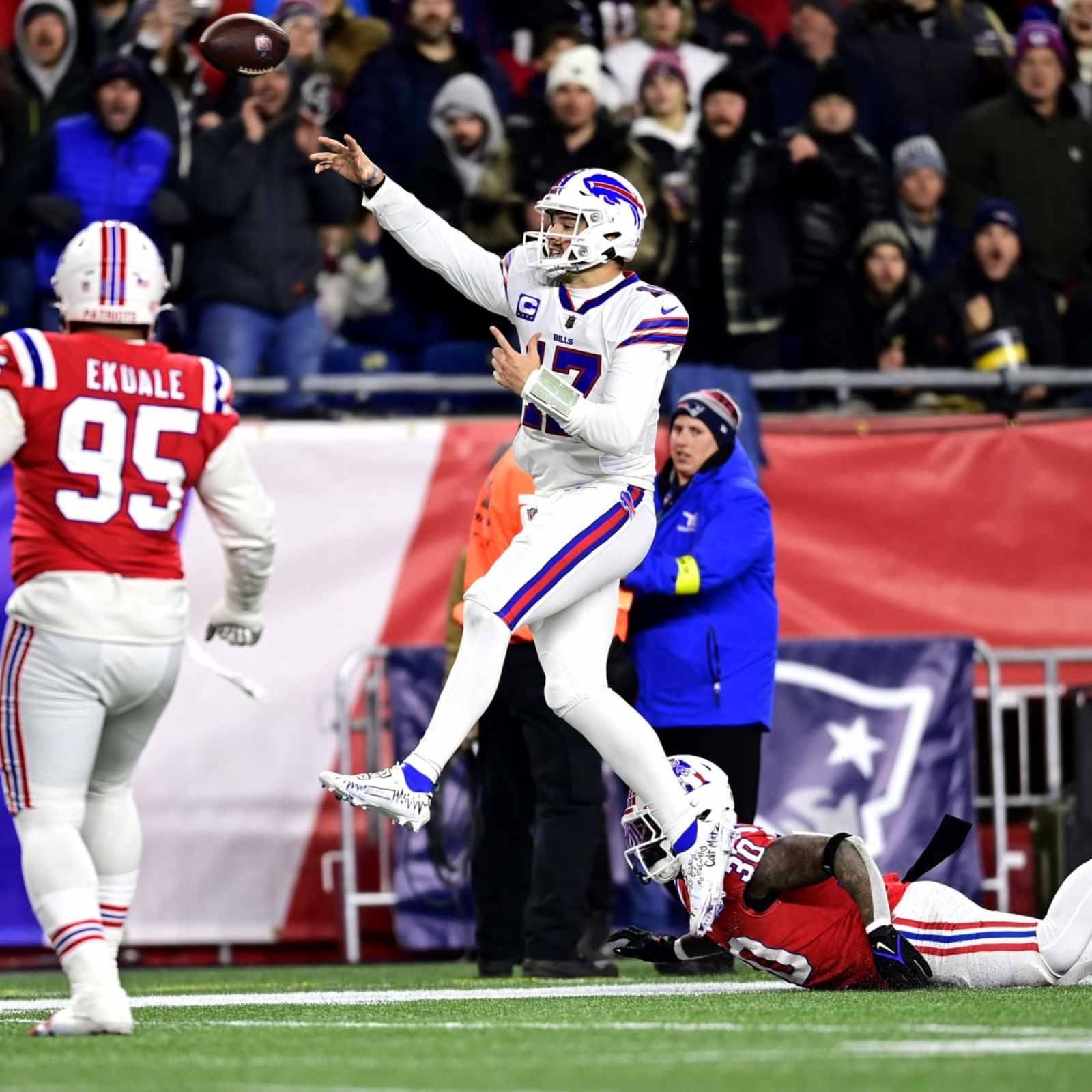 Buffalo Bills 24-10 New England Patriots: Josh Allen throws two touchdowns  to lead Bills to comfortable victory, NFL News