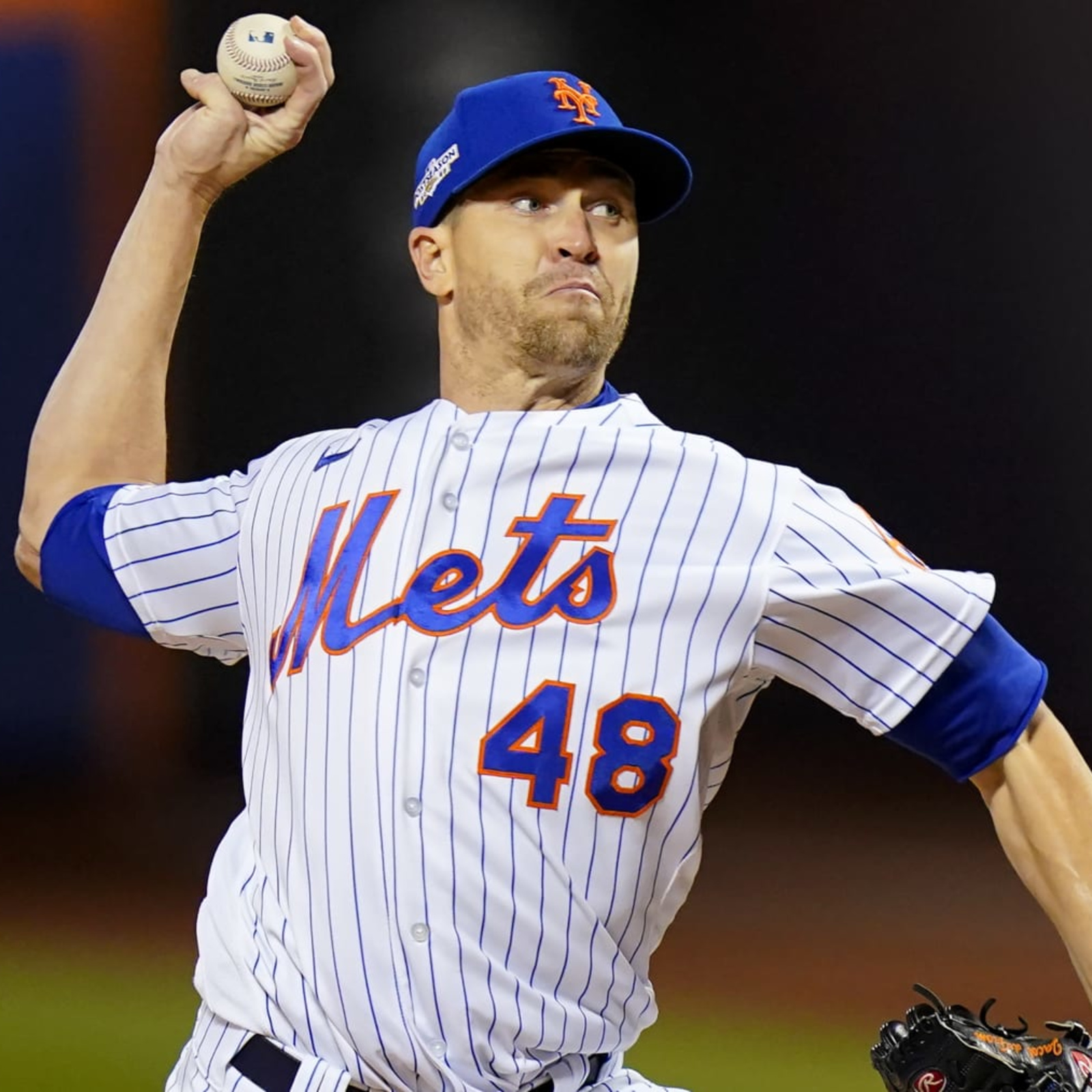 Jacob deGrom injury update: Rangers pitcher leaves start early vs. Royals -  DraftKings Network