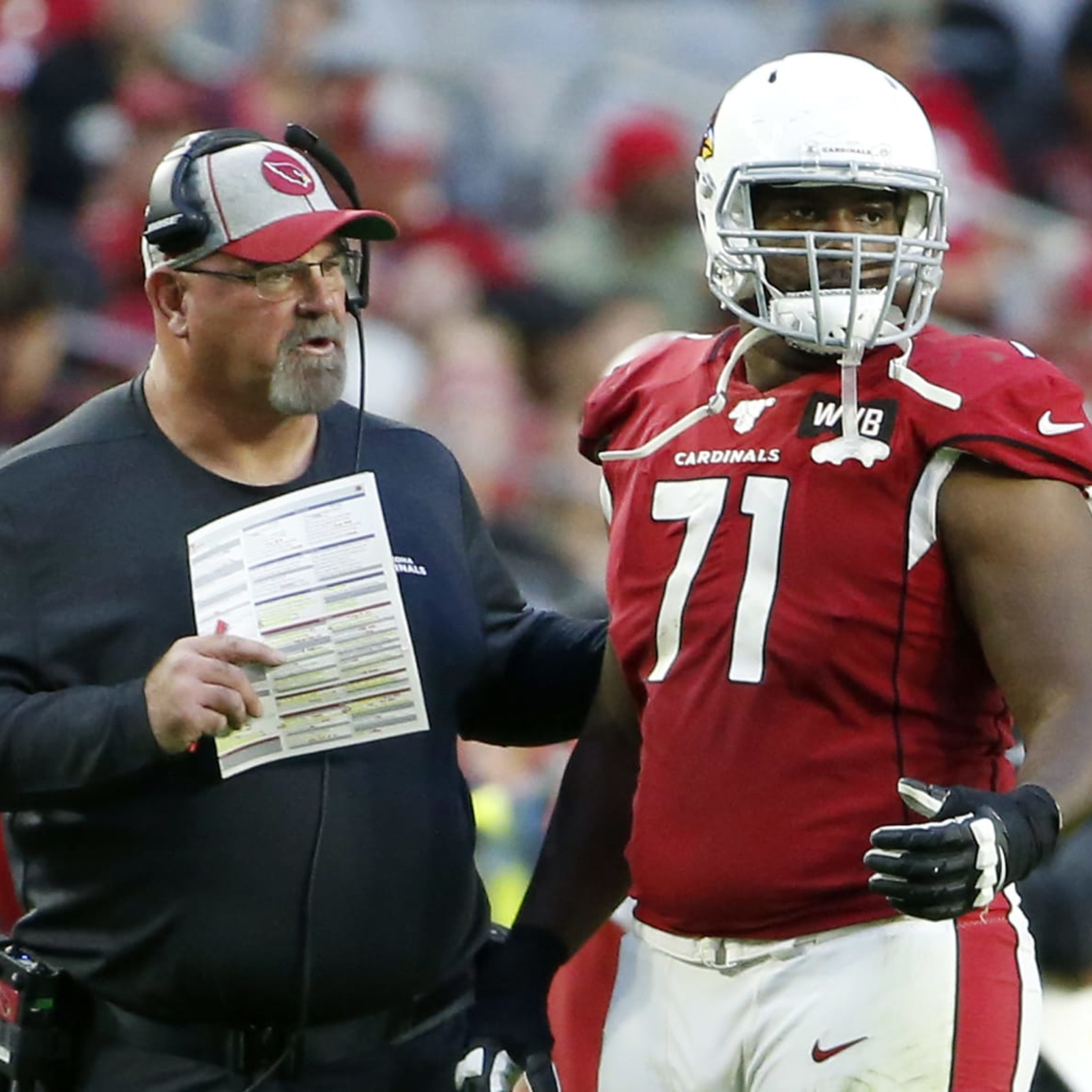 Offensive Line Carves Out A Fine Finish For Cardinals' Victory