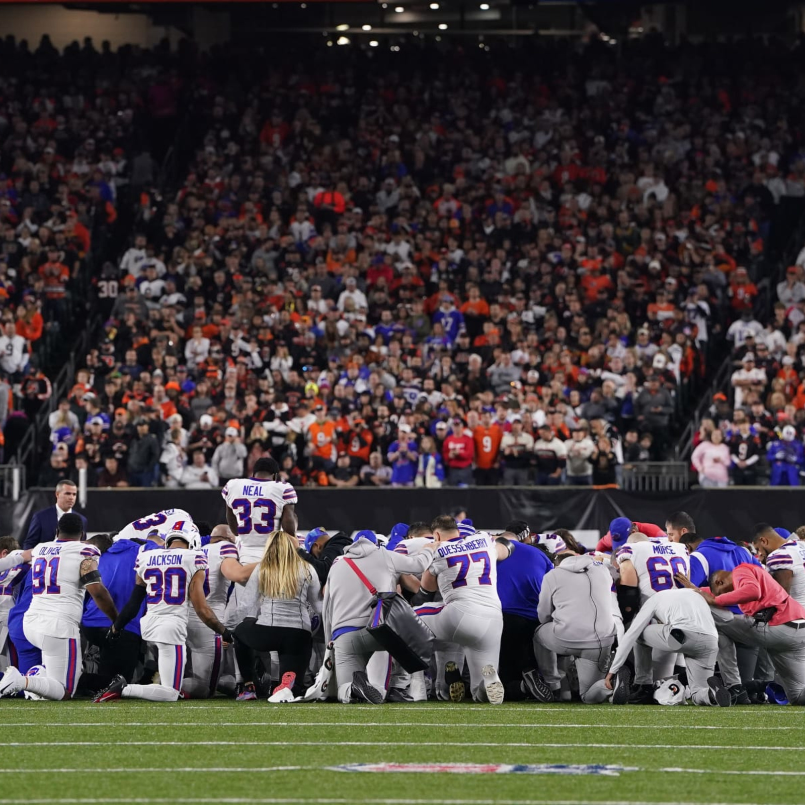 NFL says neutral site AFC Championship game is possible, Bills-Bengals Week  17 game won't be resumed