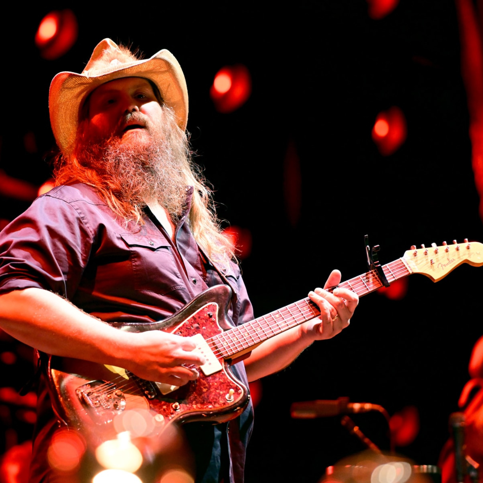 Chris Stapleton Sings the National Anthem at Super Bowl LVII 