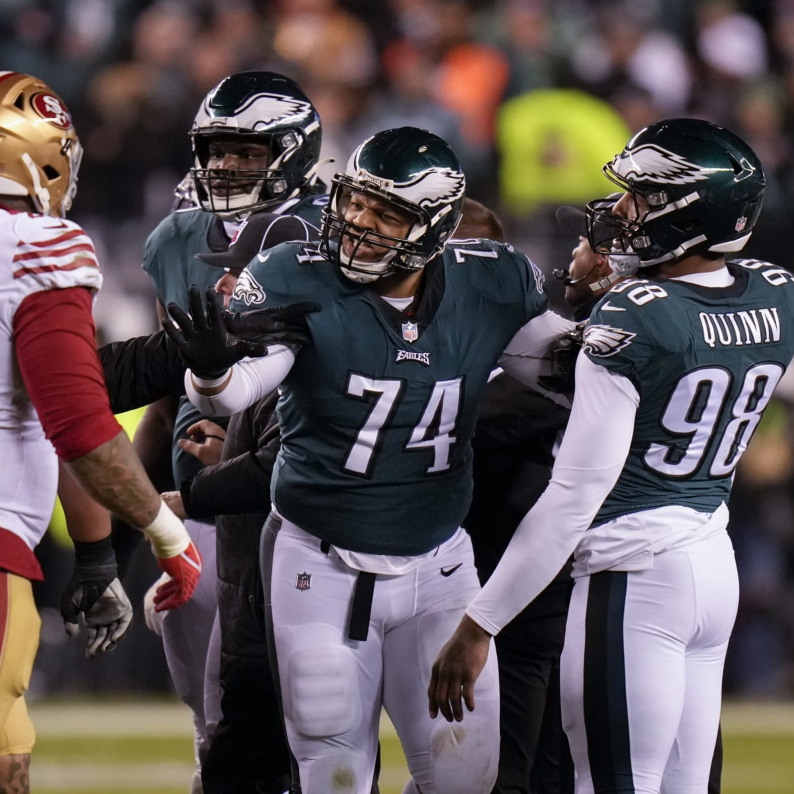 Eagles battle through rain to take out 49ers, 33-10 – thereporteronline