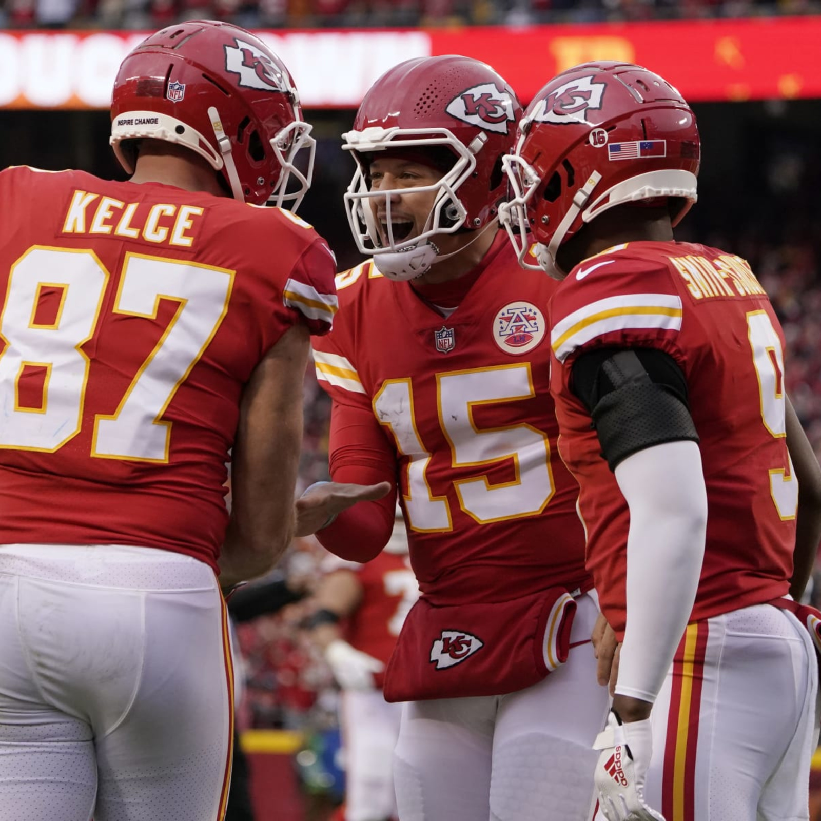 Patrick Mahomes Travis Kelce JuJu Smith-Schuster Kansas City