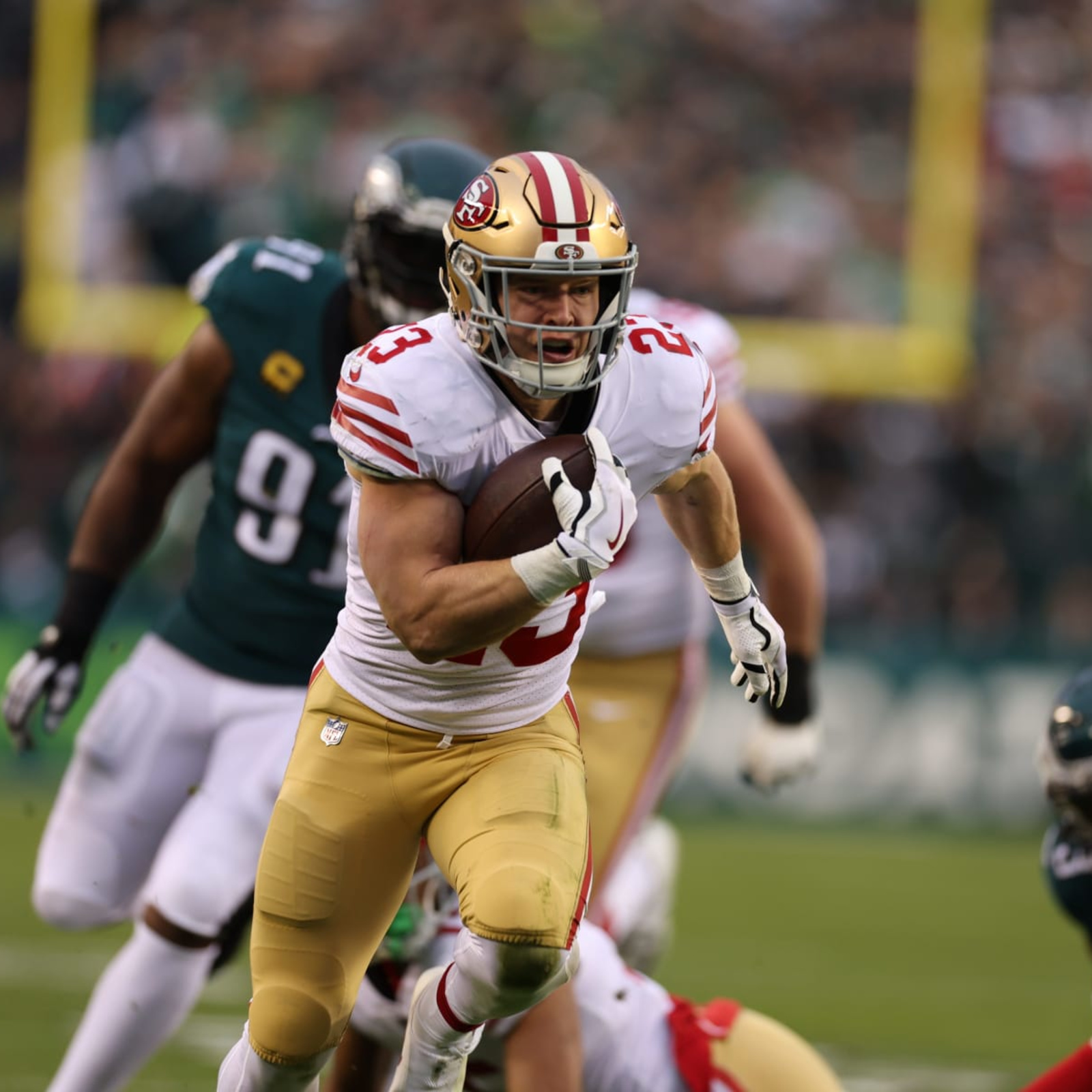 49ers' Christian McCaffrey believes NFC title was 'stolen,' rooting for  both Super Bowl teams to lose