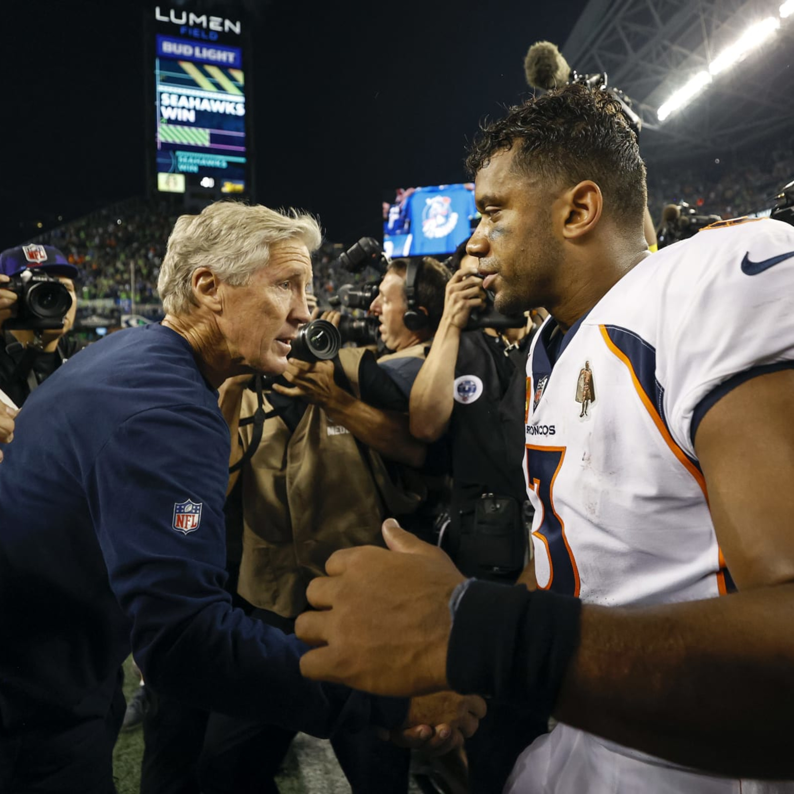 Russell Wilson Addresses Report He Tried to Get Pete Carroll Fired