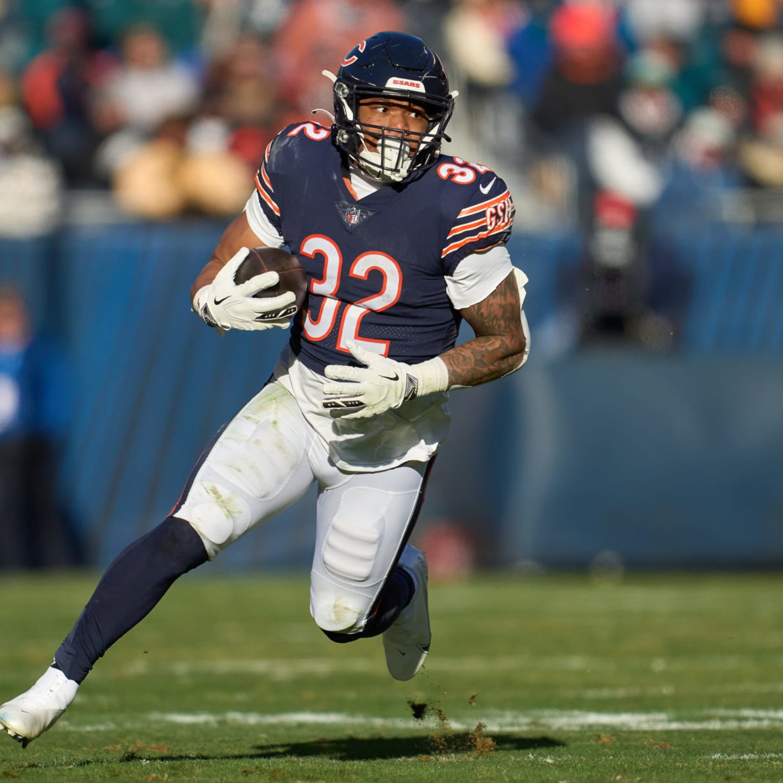 Chicago Bears' David Montgomery forges ahead despite difficult past