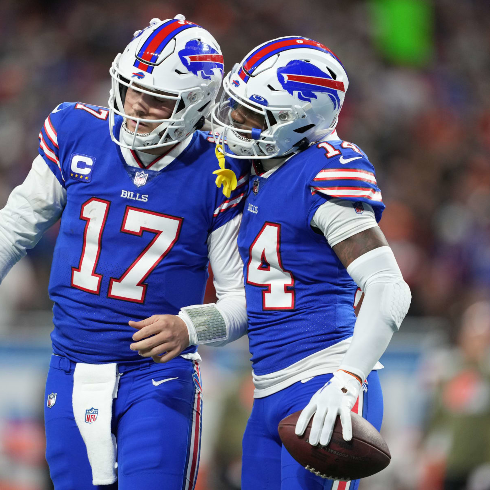 Josh Allen and Stefon Diggs Ranked Top NFL QB/WR Duo in 2021