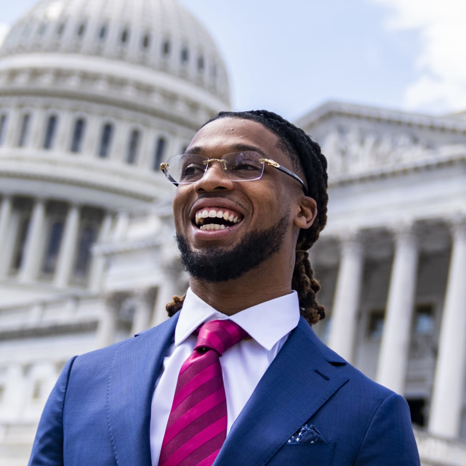 Buffalo Bills player Damar Hamlin hits Capitol Hill to tout CPR, AEDs