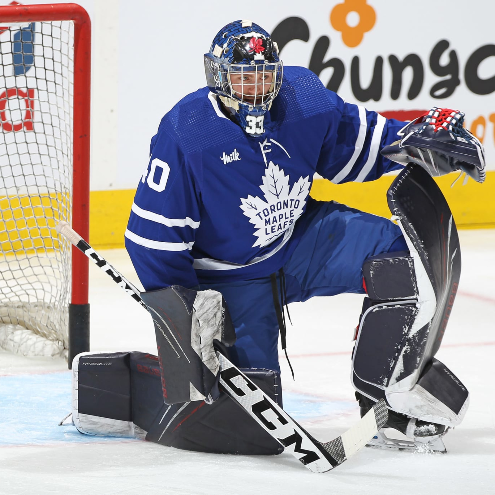 This photo represents my goalie that plays on the Toronto Maple
