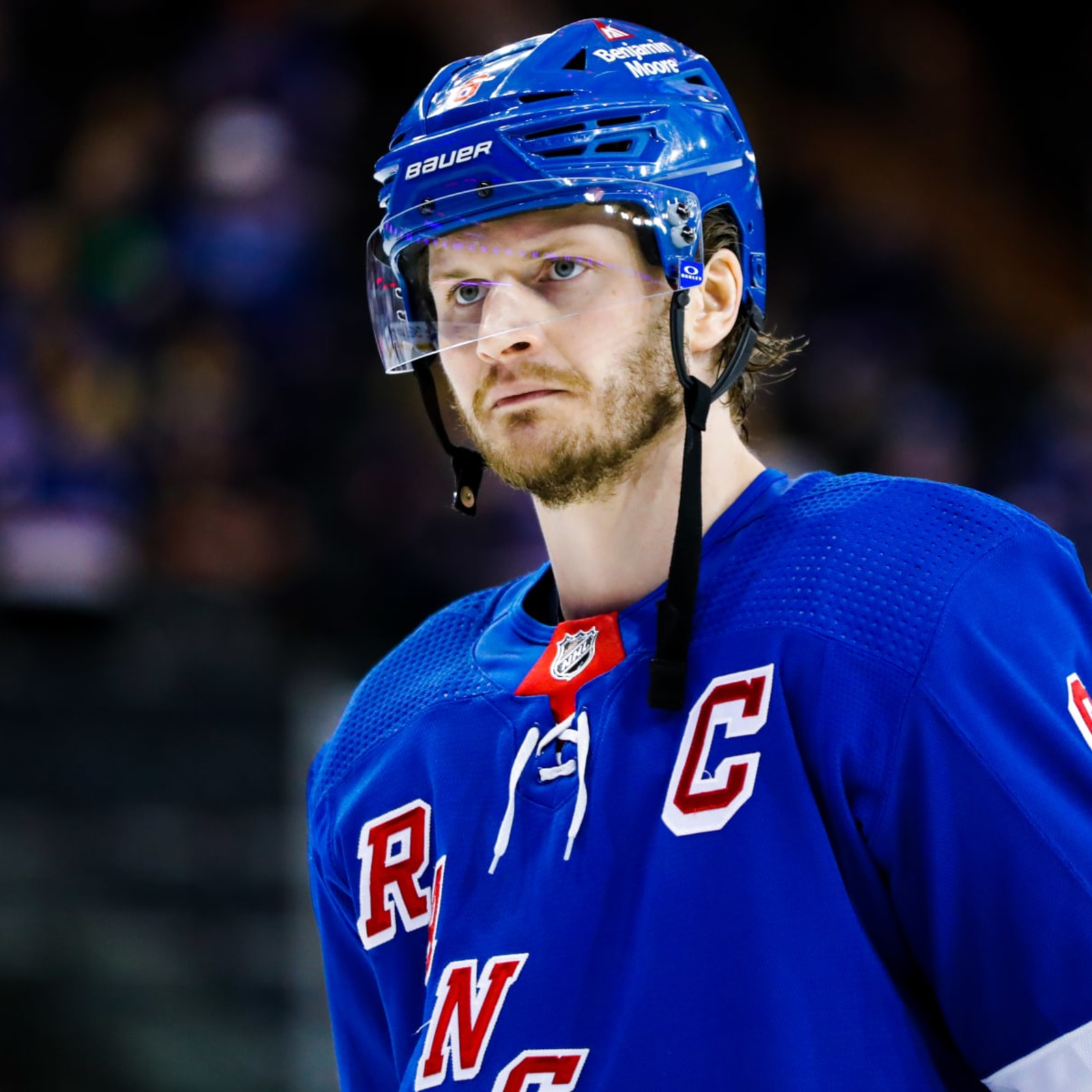 Jacob Trouba tears up talking about how wife Kelly helped him become Rangers  captain