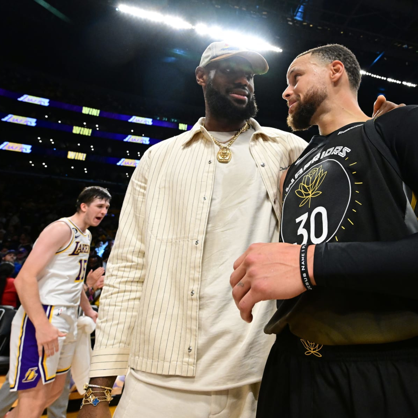 LeBron James savors Lakers win, rivalry with Steph Curry - Los