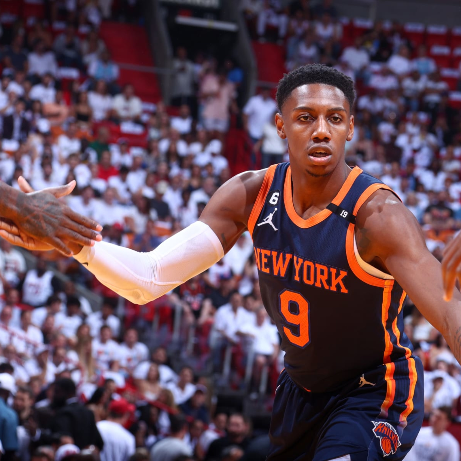 R.J. Barrett Reveals Knicks' Mindset After Game 5 Win vs. Heat