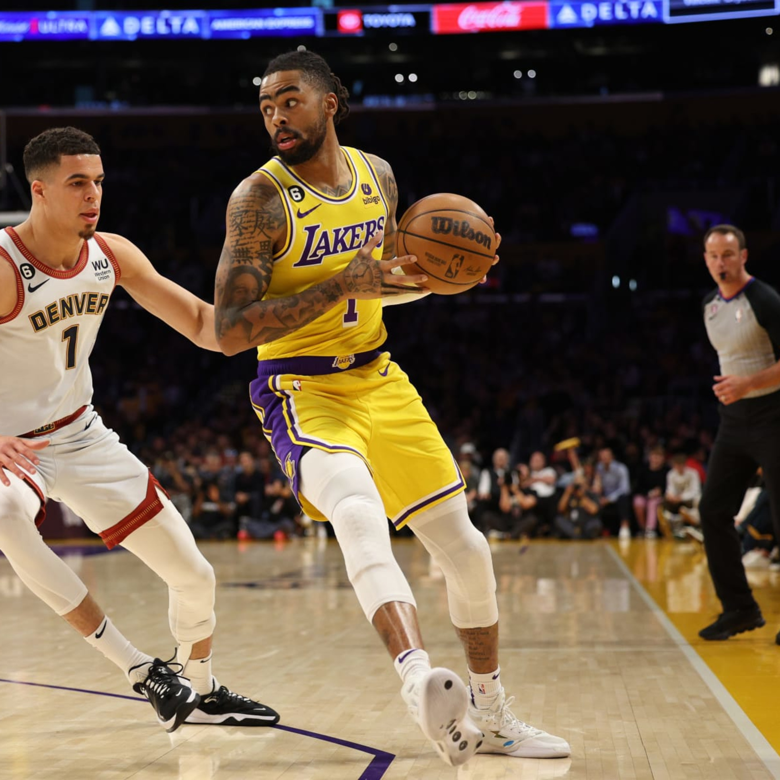 Report: Lakers 'prefer' to use D'Angelo Russell in sign-and-trade - Silver  Screen and Roll