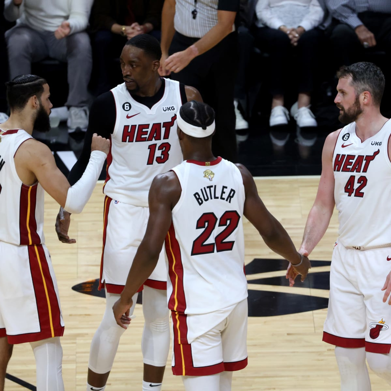 How many players on the Miami Heat roster went undrafted? - AS USA