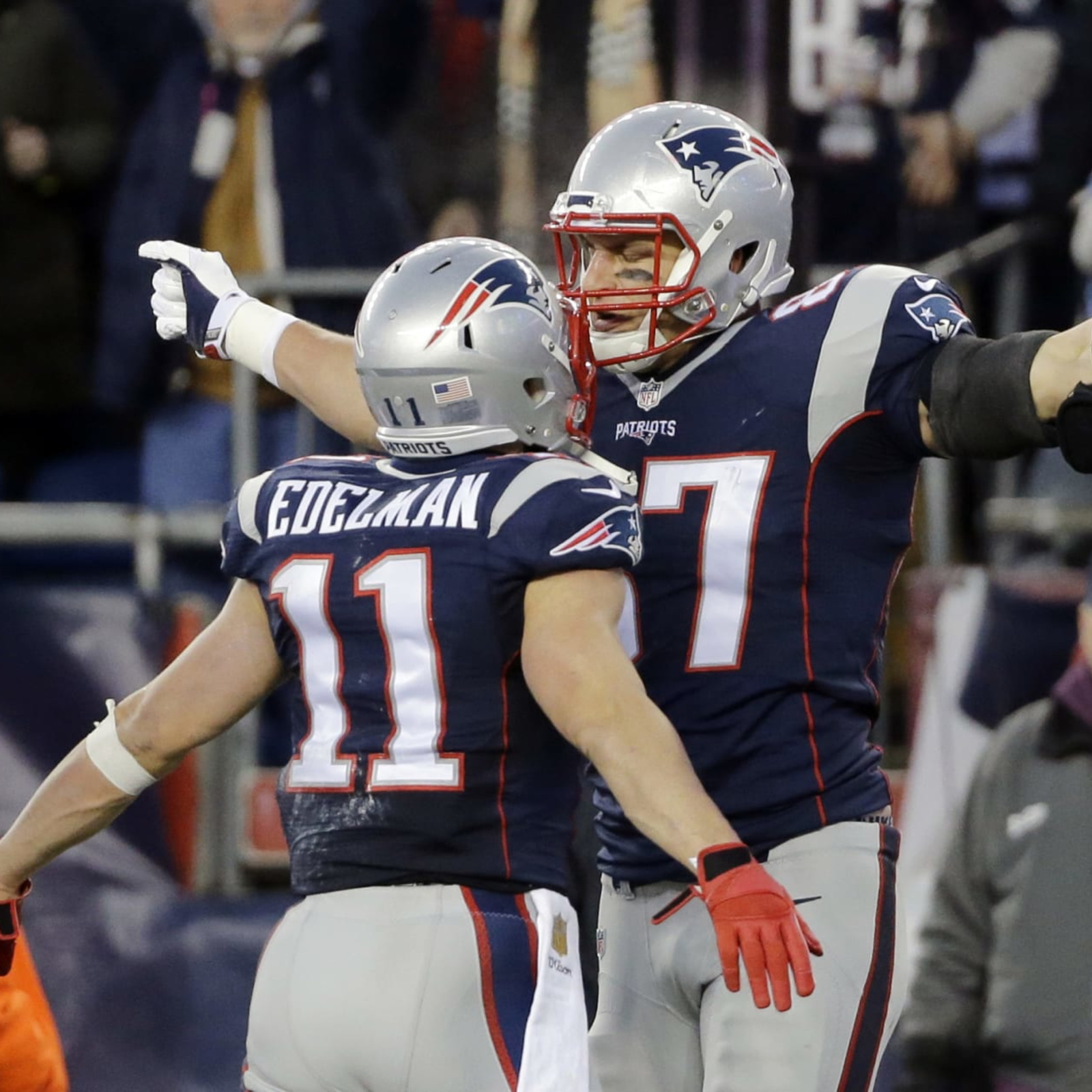 Julian Edelman training with Tom Brady sparks response from Gronk