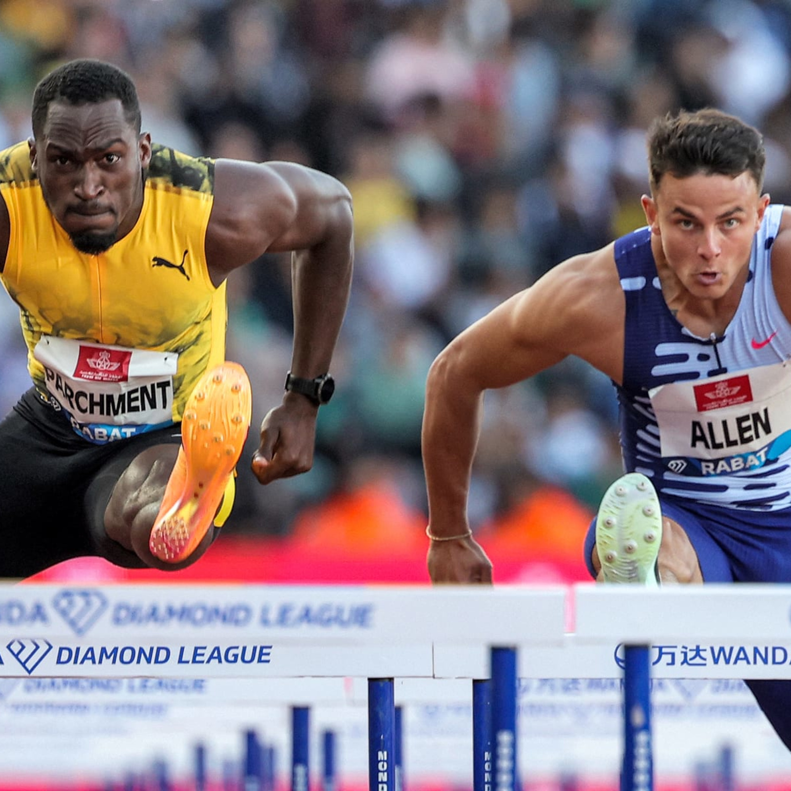 Philadelphia Eagles Football Player/ Track Star Devon Allen Smash the Penn  Relays 110m hurdles record, Click link to watch full Press Conference   Philadelphia Eagles