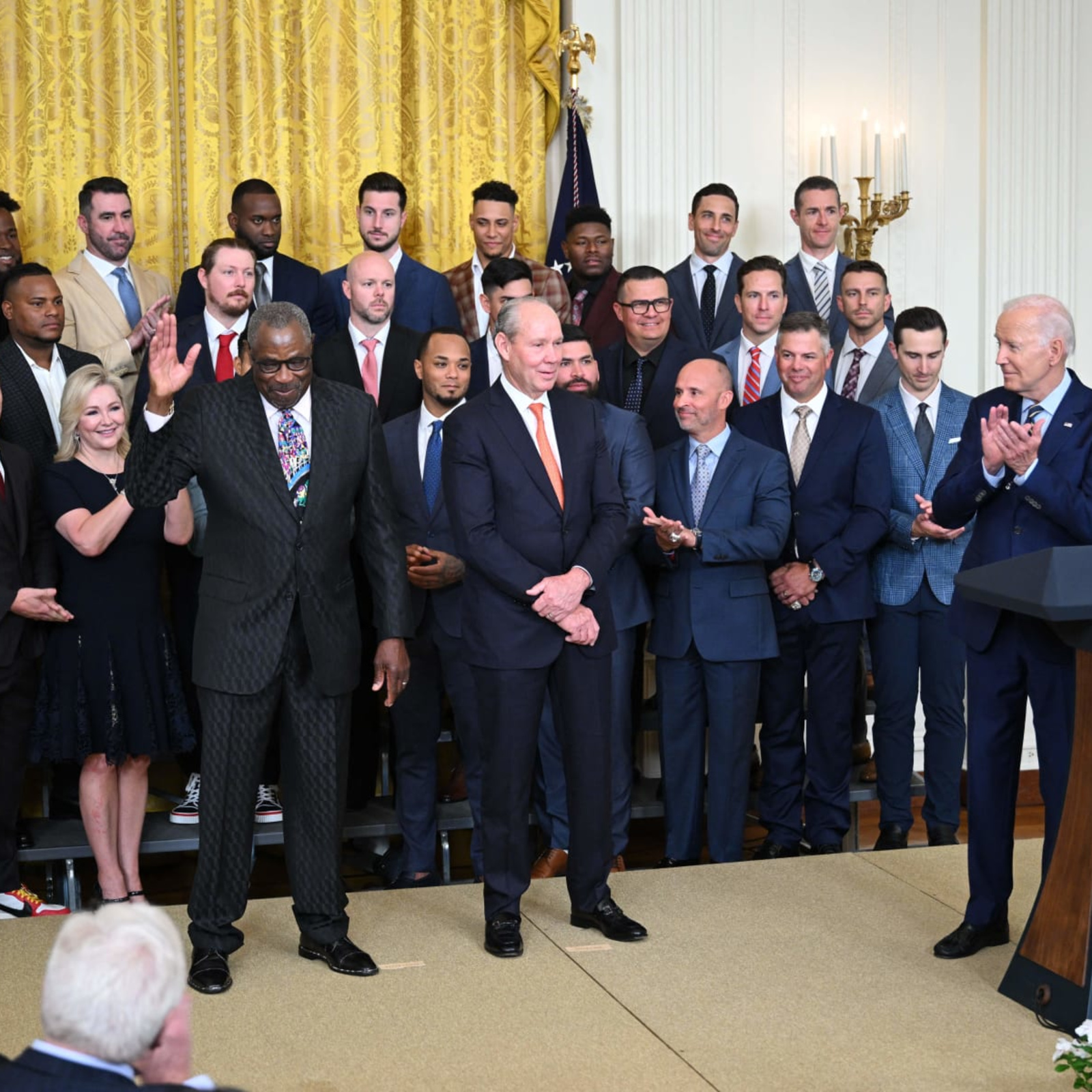 Biden hosts World Series-winning Astros at White House