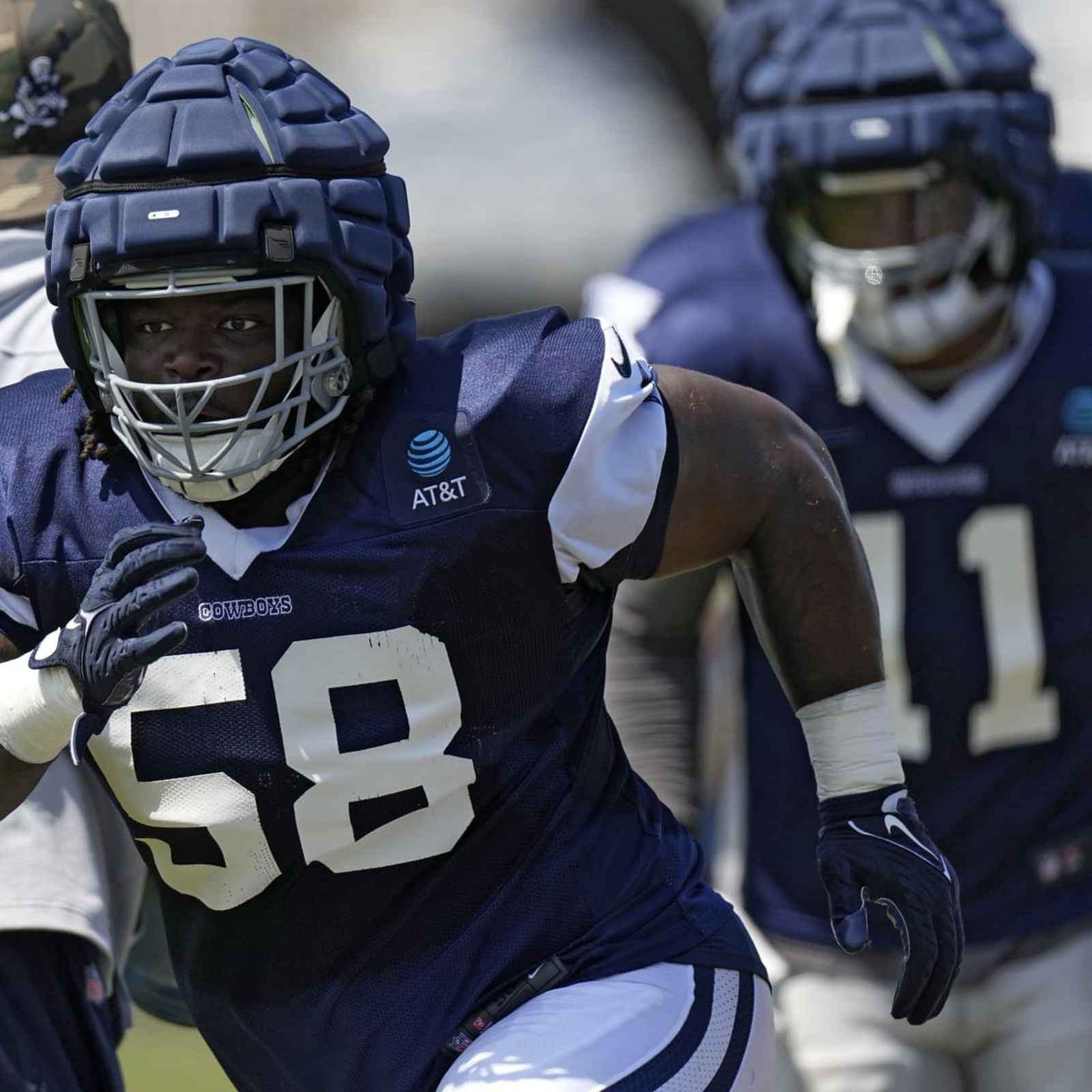 Dallas Cowboys defensive tackle Mazi Smith (58) is seen during an