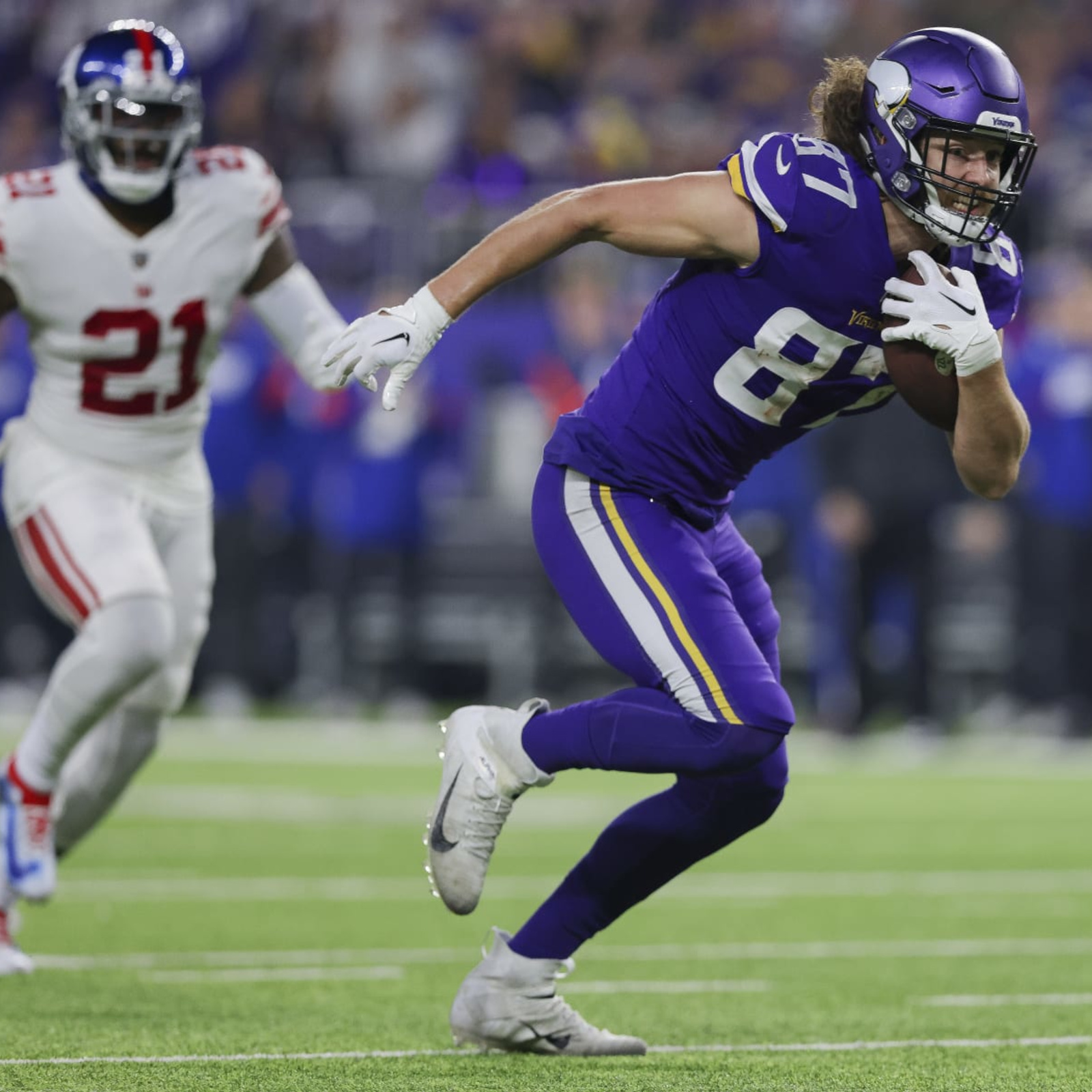 Vikings training camp: T.J. Hockenson's status, a potential pitch