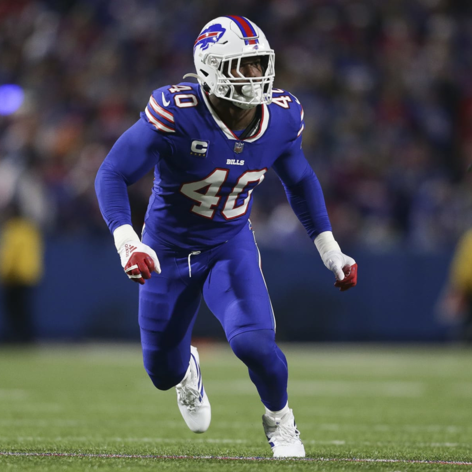 Buffalo Bills linebacker Von Miller (40) plays during an NFL