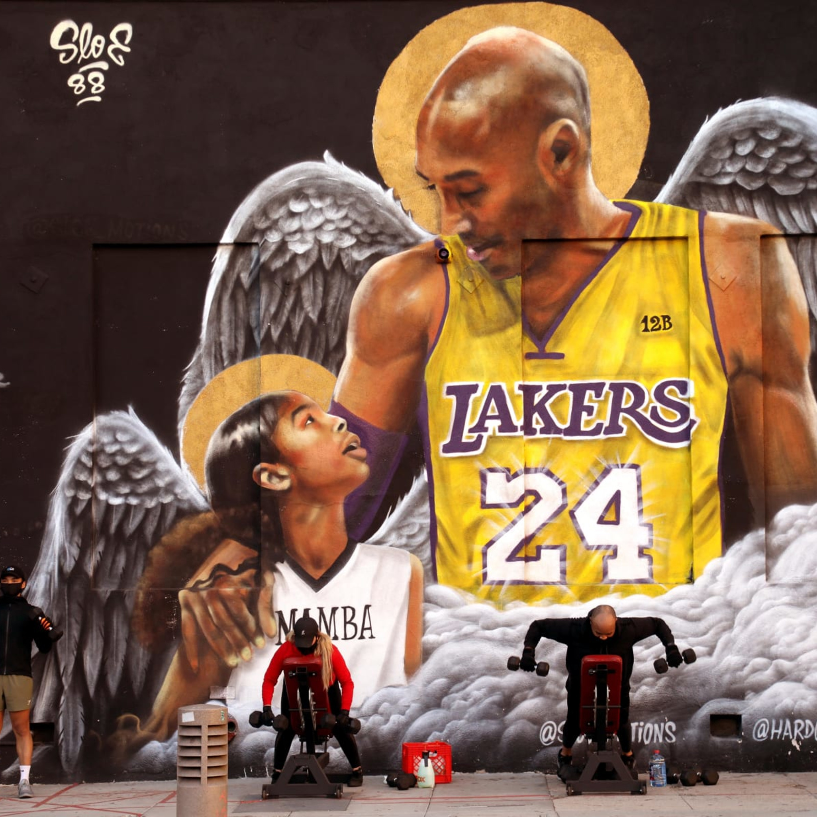 Vanessa Bryant Shares Petition to Save Mural of Kobe, Gianna Near Lakers'  Arena, News, Scores, Highlights, Stats, and Rumors