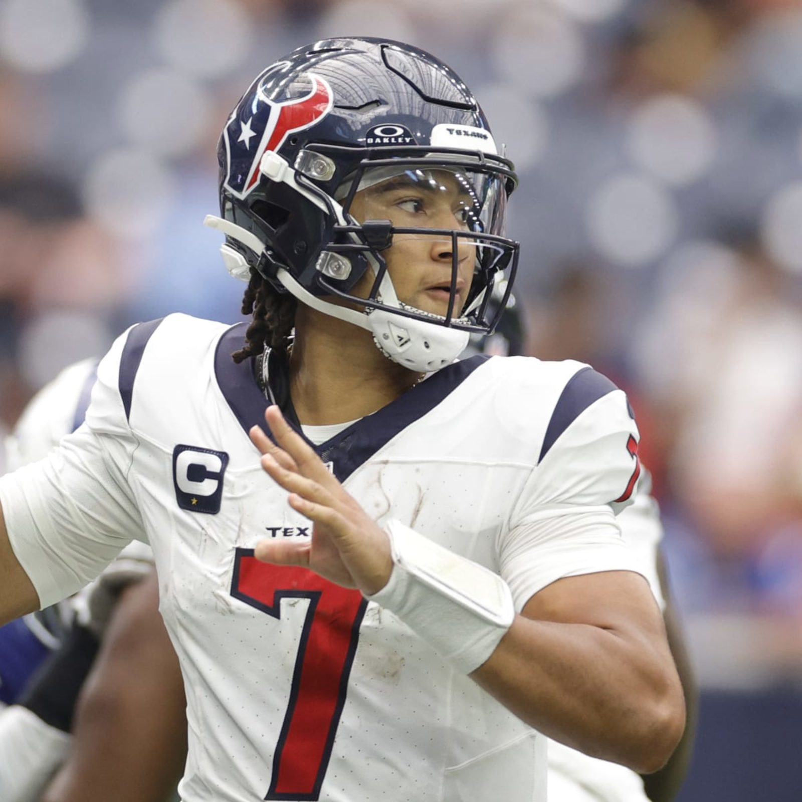 C.J. Stroud throws for 384 yards and two touchdowns in the Texans home  opener against the Indianapolis Colts.