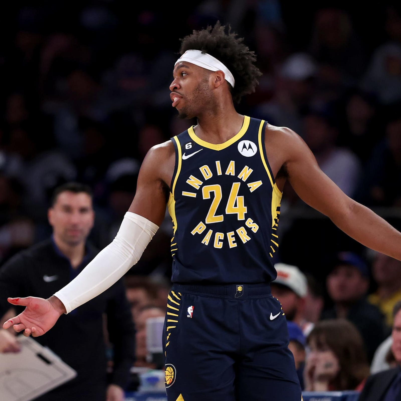 RUMOR: Lakers' stance on Buddy Hield, Myles Turner trade amid new