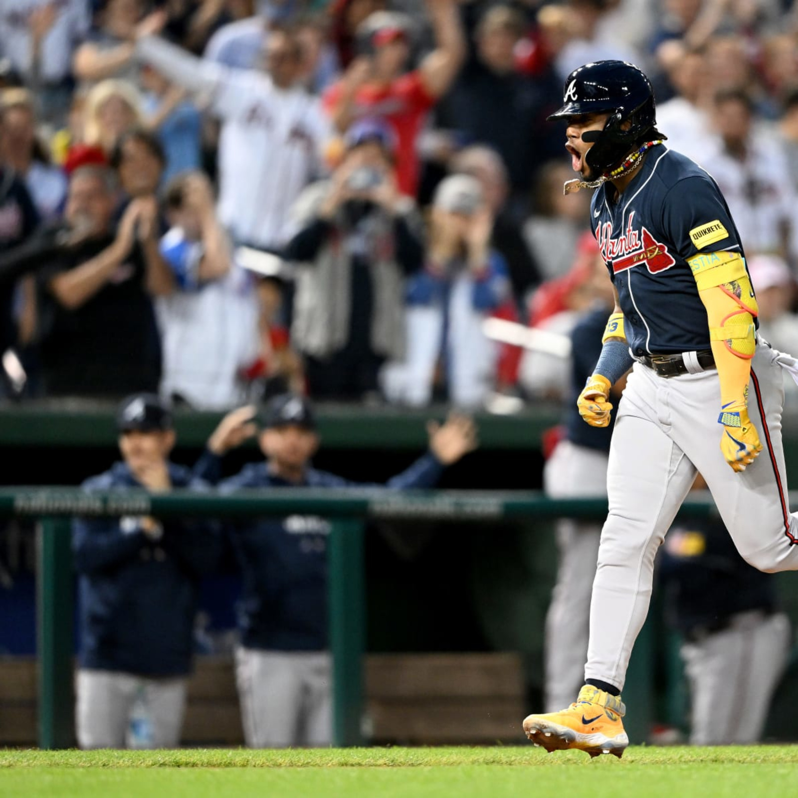 Barry Bonds congratulates Ronald Acuña Jr. on 40-40 club milestone – NBC  Bay Area