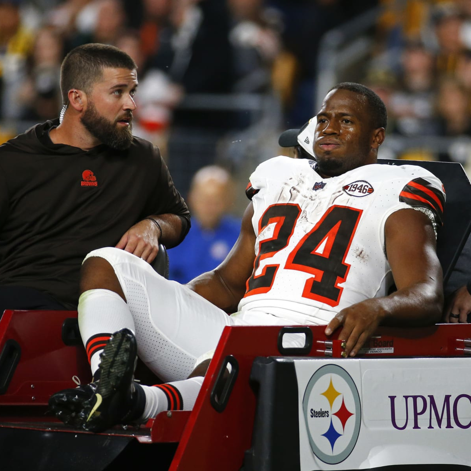 Road to recovery: Nick Chubb undergoing knee surgery Friday, sources confirm