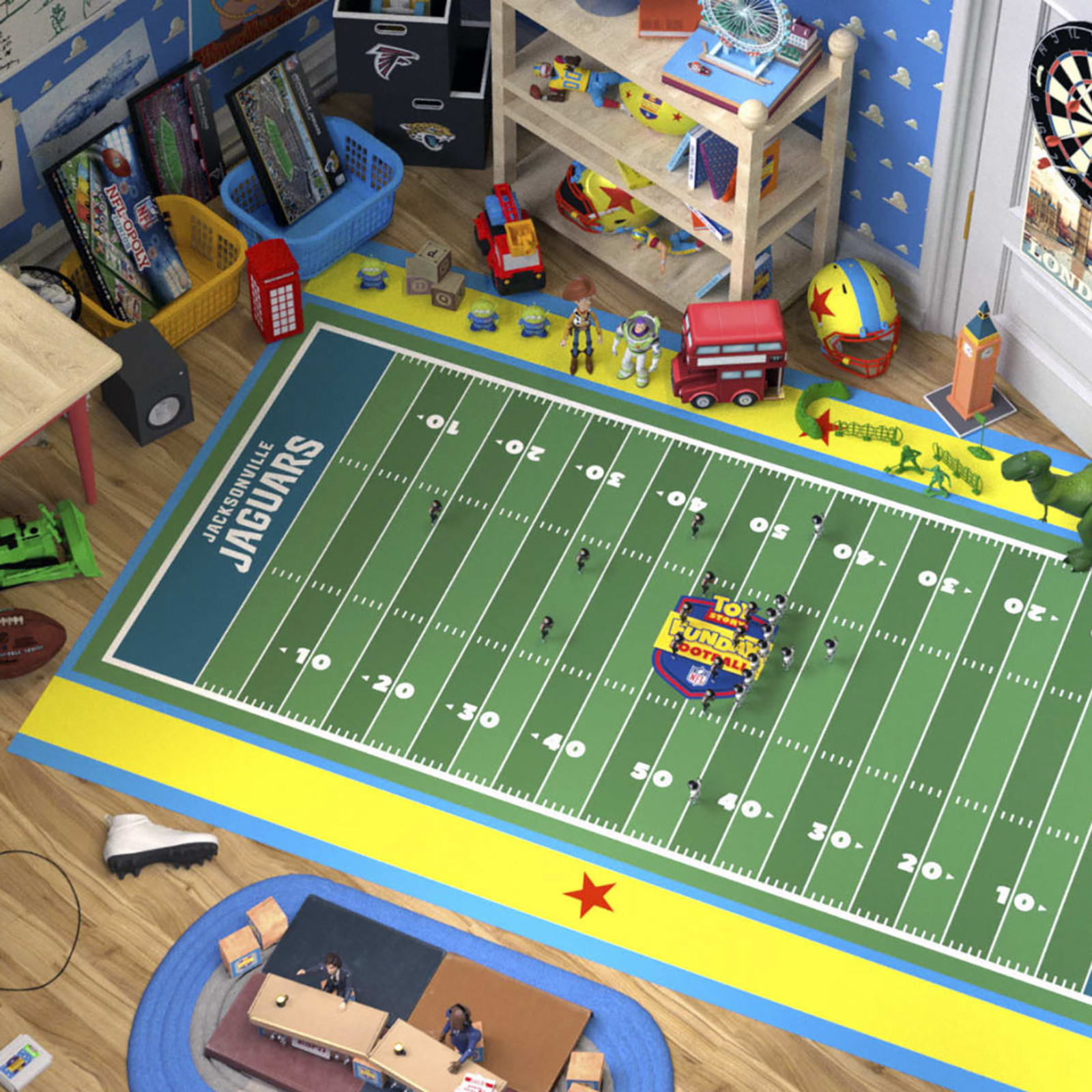 Here's what Calvin Ridley's 30-yard TD looked like in Toy Story world