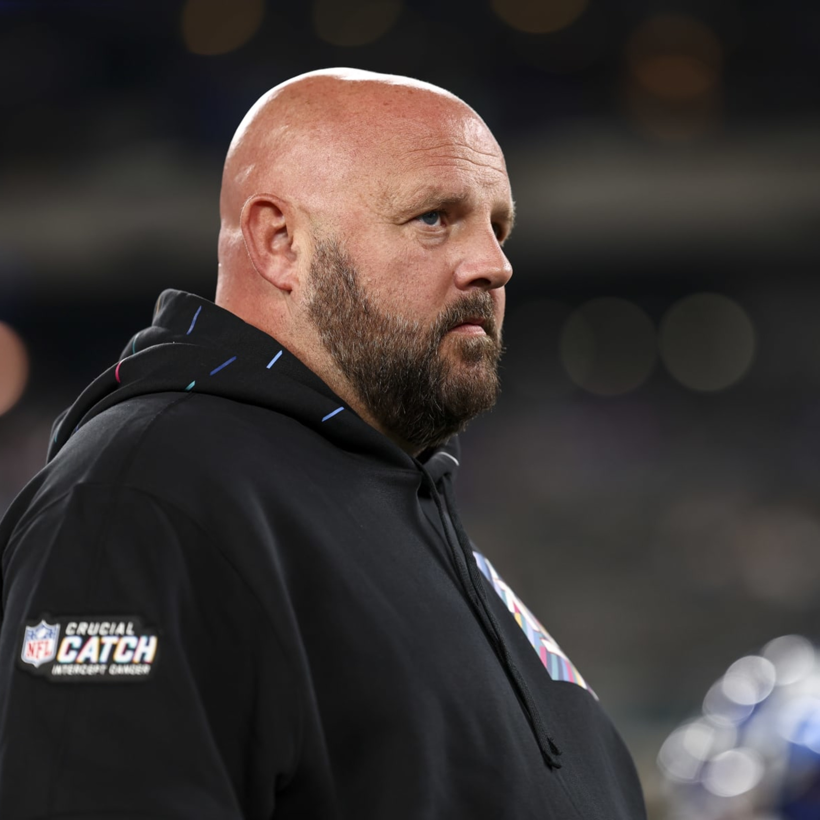 New York Giants head coach Brian Daboll, left, and Arizona