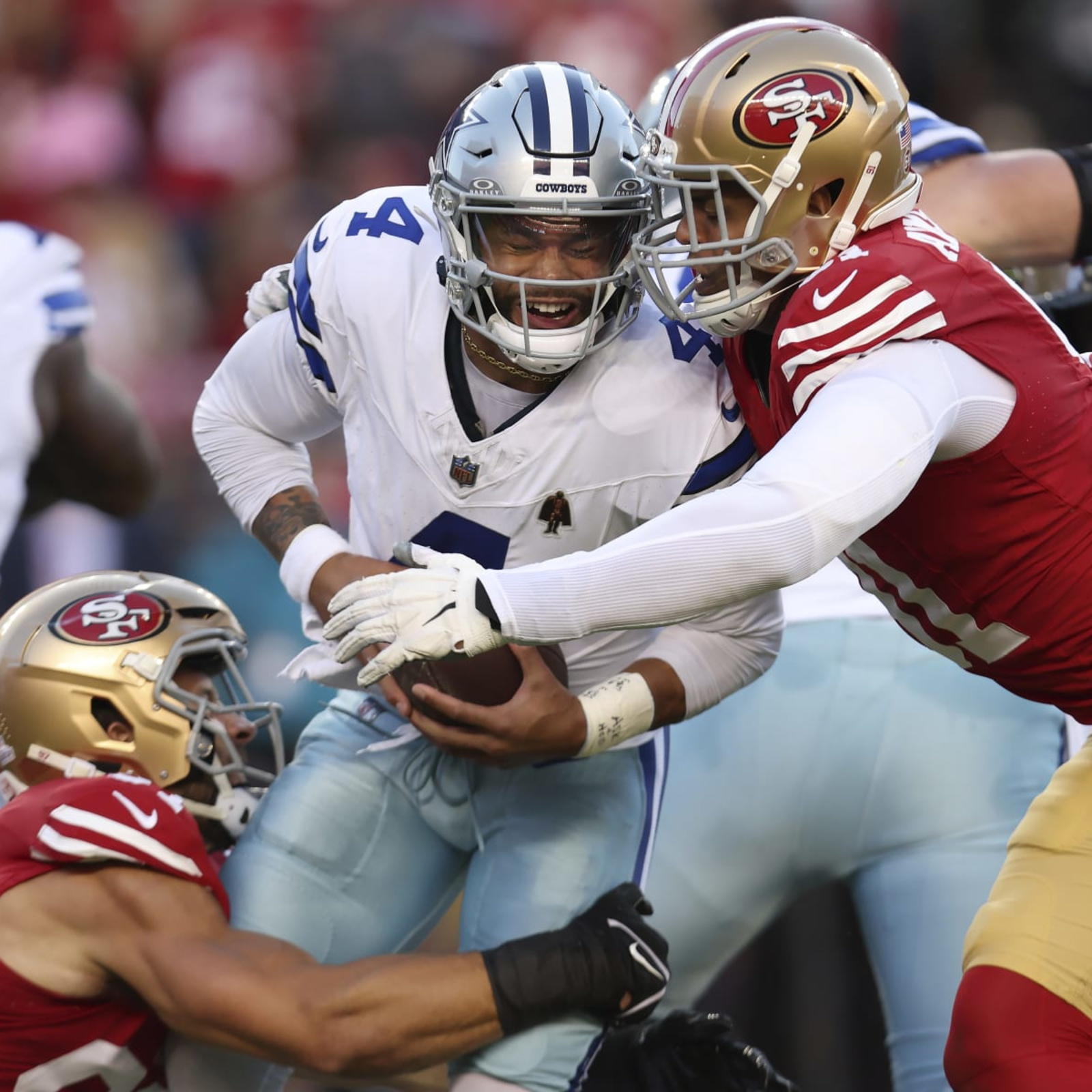 Dak Prescott, Dallas Cowboys' Offense No Match for San Francisco 49ers' No.  1 Defense: Top 10 Whitty Observations - FanNation Dallas Cowboys News,  Analysis and More